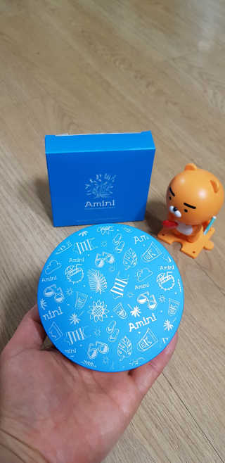 아미니 아쿠아 프로텍터 선쿠션 — 5점을 준 리뷰어가 2019년 5월 올린 사용 사진