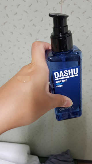 다슈코리아 다슈 맨즈 아쿠아 딥 포텐 토너 153ml — 5점을 준 리뷰어가 2019년 7월 올린 사용 사진