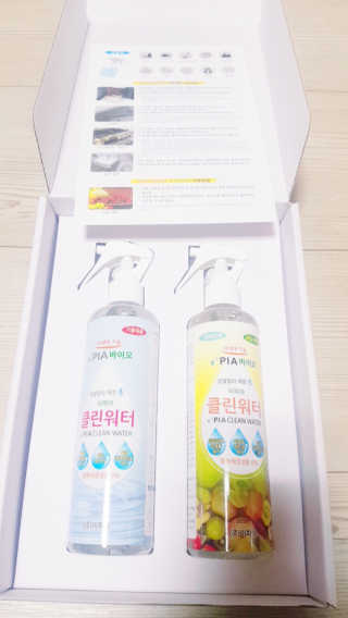 이피아 유해화학물질 없는 알칼리전해수 세정제 클린워터 — 5점을 준 리뷰어가 2018년 1월 올린 사용 사진