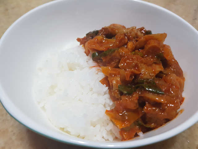 춘천닭갈비덮밥소스와 머쉬마루 버섯 리뷰 사진