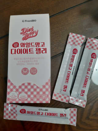 프롬바이오 다이어트엔와일드망고 젤리 — 4.5점을 준 리뷰어가 2019년 10월 올린 사용 사진