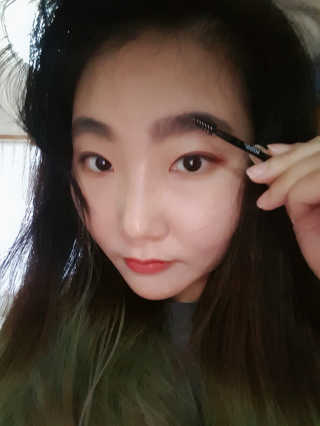 키스뉴욕 아이브로우 스템프 포맨 스트레이트 — 4.67점을 준 리뷰어가 2018년 1월 올린 사용 사진