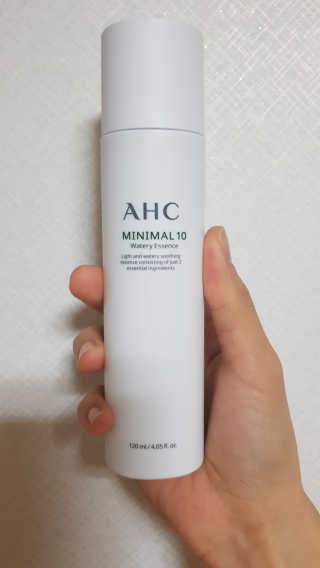 AHC 에이 에이치 씨 미니멀 10 워터리 에센스 — 4.33점을 준 리뷰어가 2018년 11월 올린 사용 사진