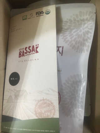 BASSAK 바삭 유기농 현미 누룽지 크래커 3종 — 5점을 준 리뷰어가 2019년 11월 올린 사용 사진