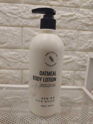 (주)에네스티 내추럴 촉촉  오트밀 바디로션 500ml — 5점을 준 리뷰어가 2020년 3월 올린 사용 사진