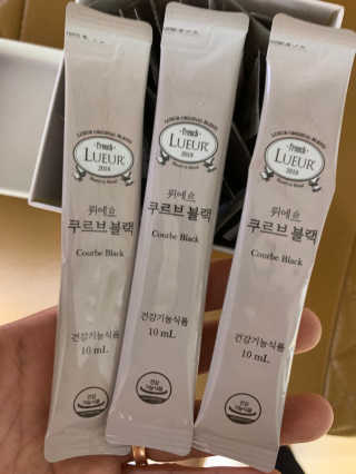 [하우투잇] 뤼에르 쿠르브 블랙 10ml x 30포 총 300ml — 5점을 준 리뷰어가 2020년 3월 올린 사용 사진