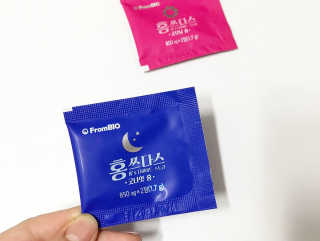 프롬바이오 홍쓰다스 아침,저녁 맞춤형 다이어트식품 14포+14포 — 5점을 준 리뷰어가 2019년 9월 올린 사용 사진