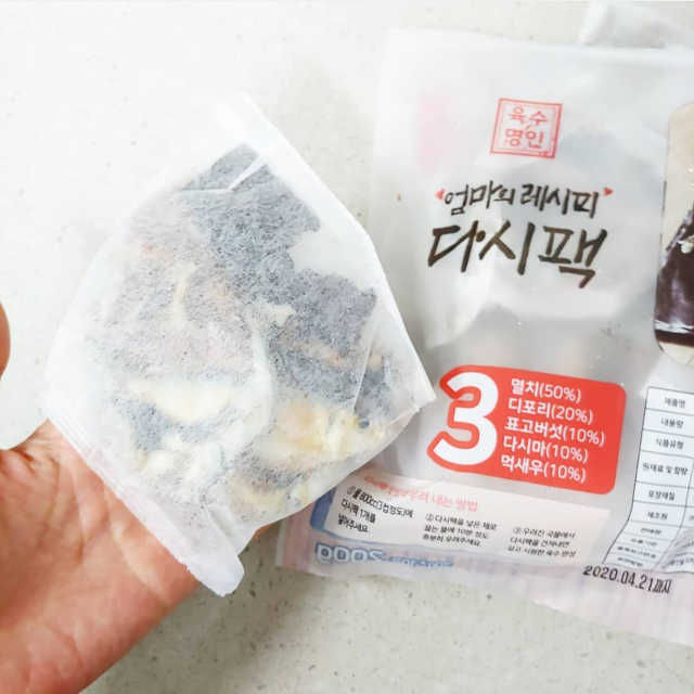 육수명인 엄마의 레시피 다시팩 3종 리뷰 사진