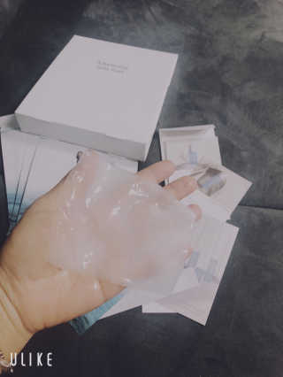 고보습에 화이트닝 아미모네 바다마스크팩 10매입 — 5점을 준 리뷰어가 2019년 12월 올린 사용 사진