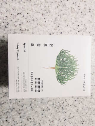 헬씨앤핏 디톡스와 변비에 탁월한 연두함초. 천연변비약으로 유명 — 3점을 준 리뷰어가 2020년 1월 올린 사용 사진