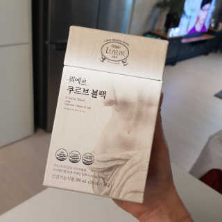 [하우투잇] 뤼에르 쿠르브 블랙 10ml x 30포 총 300ml — 5점을 준 리뷰어가 2020년 2월 올린 사용 사진