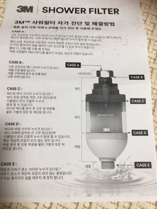 3M™ 스탠다드 샤워필터 — 3.5점을 준 리뷰어가 2019년 8월 올린 사용 사진