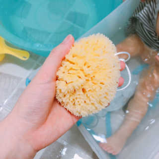 룰라러브 모공관리 끝 지중해산 천연해면 바디스펀지 — 5점을 준 리뷰어가 2018년 3월 올린 사용 사진