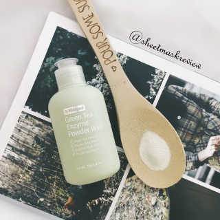 바이 위시트랜드 Green Tea Powder Wash — 4점을 준 리뷰어가 2018년 1월 올린 사용 사진
