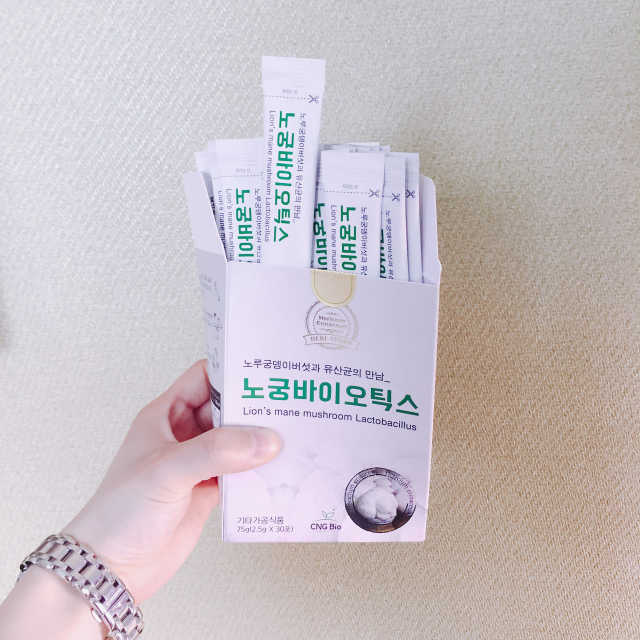 노루궁뎅이버섯과 유산균의 만남_노궁바이오틱스 리뷰 사진