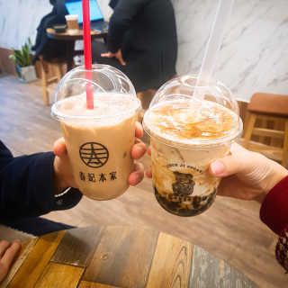 [춘지본가 강남점] 버블밀크티1 + 버블없는 음료1 — 5점을 준 리뷰어가 2019년 11월 올린 사용 사진