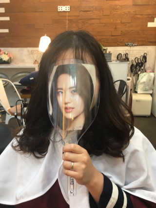 [헤어블리] 정품 시세이도펌 이용권 — 5점을 준 리뷰어가 2019년 4월 올린 사용 사진