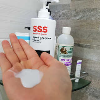 나실패밀리 트리플에스 탈모 샴푸 1000ml — 5점을 준 리뷰어가 2019년 4월 올린 사용 사진