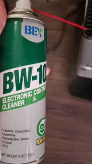 BW-100, 전자 접점 클리너 — 5점을 준 리뷰어가 2019년 8월 올린 사용 사진