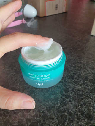 오지아이 워터 밤 모이스처 크림 50ml — 3점을 준 리뷰어가 2020년 2월 올린 사용 사진