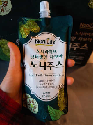장수농가 남태평양 사모아 노니 원액 1L or 200mlx10팩 중 택 1 — 4점을 준 리뷰어가 2019년 1월 올린 사용 사진