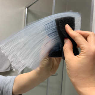 뷰오케이 욕실 화장실 셀프 물때제거 코팅제,리무버 50ml — 4.5점을 준 리뷰어가 2019년 5월 올린 사용 사진