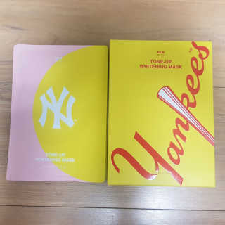 MLB COSMETICS [MLB PLAY] 톤업 화이트닝 마스크 1BOX — 5점을 준 리뷰어가 2019년 9월 올린 사용 사진