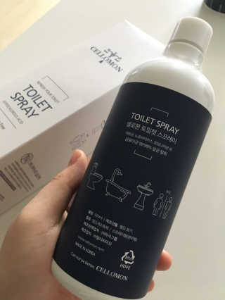 셀로몬 토일렛 스프레이 500ml — 5점을 준 리뷰어가 2018년 5월 올린 사용 사진