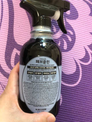 더블유드레스룸 페브클린 500ml — 4.67점을 준 리뷰어가 2018년 11월 올린 사용 사진