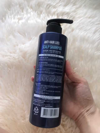 다슈코리아 다슈 데일리 한방 두피 골드 샴푸 500ml — 5점을 준 리뷰어가 2019년 2월 올린 사용 사진