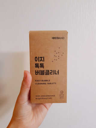 [에코앤드]이지톡톡 버블클리너 1종세척제 — 5점을 준 리뷰어가 2019년 6월 올린 사용 사진