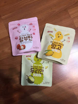 BASSAK 바삭 프리즈 크리스피 3종 — 5점을 준 리뷰어가 2020년 1월 올린 사용 사진