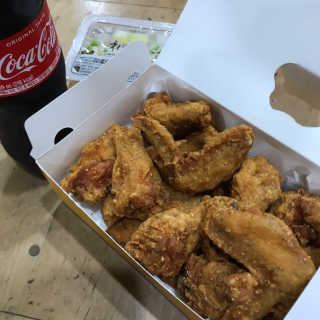 [치킨마루]-  빠사칸윙봉현미 + 콜라 500ml — 3.5점을 준 리뷰어가 2019년 7월 올린 사용 사진