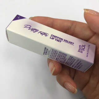 터치인솔 프리티필터 쉬폰 벨벳 립틴트 — 3.5점을 준 리뷰어가 2018년 10월 올린 사용 사진