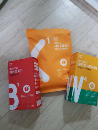 레인보우샵 올인원세탁세제,베이킹소다 스틱포6개입+세탁조클리너 — 4점을 준 리뷰어가 2018년 4월 올린 사용 사진