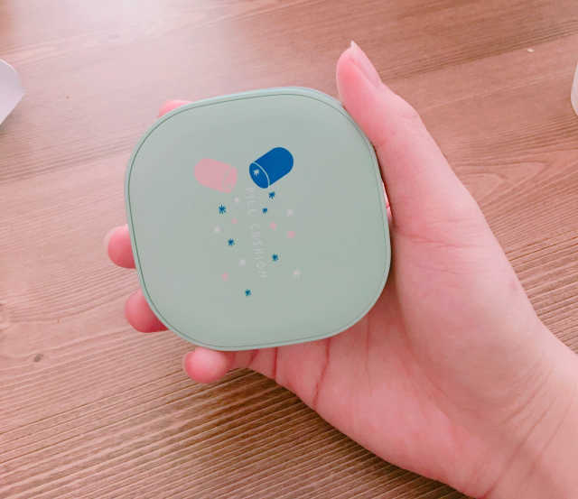 알약쿠션 리뷰 사진
