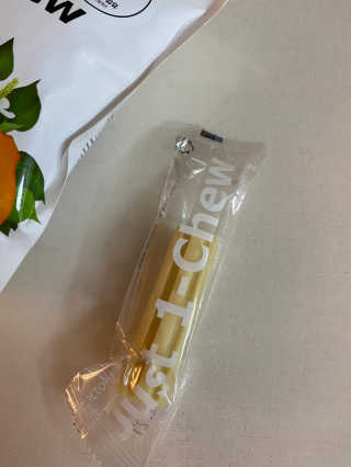 [펫토리아] 한입뚝딱 혼합 덴탈츄 Just 1-Chew — 3.5점을 준 리뷰어가 2020년 3월 올린 사용 사진