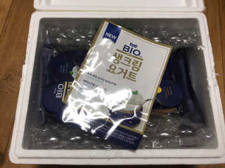 [매일 바이오] 생크림요거트 플레인 12개 + 유자 12개 — 5점을 준 리뷰어가 2019년 7월 올린 사용 사진