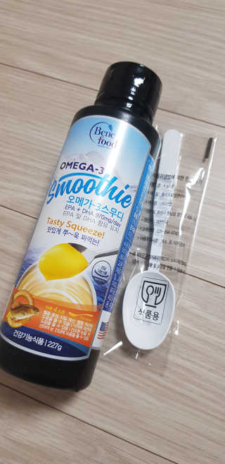 오메가-3스무디 [오메가스무디] 짜먹는 오메가3 DHA 임산부 어린이 — 3점을 준 리뷰어가 2019년 4월 올린 사용 사진