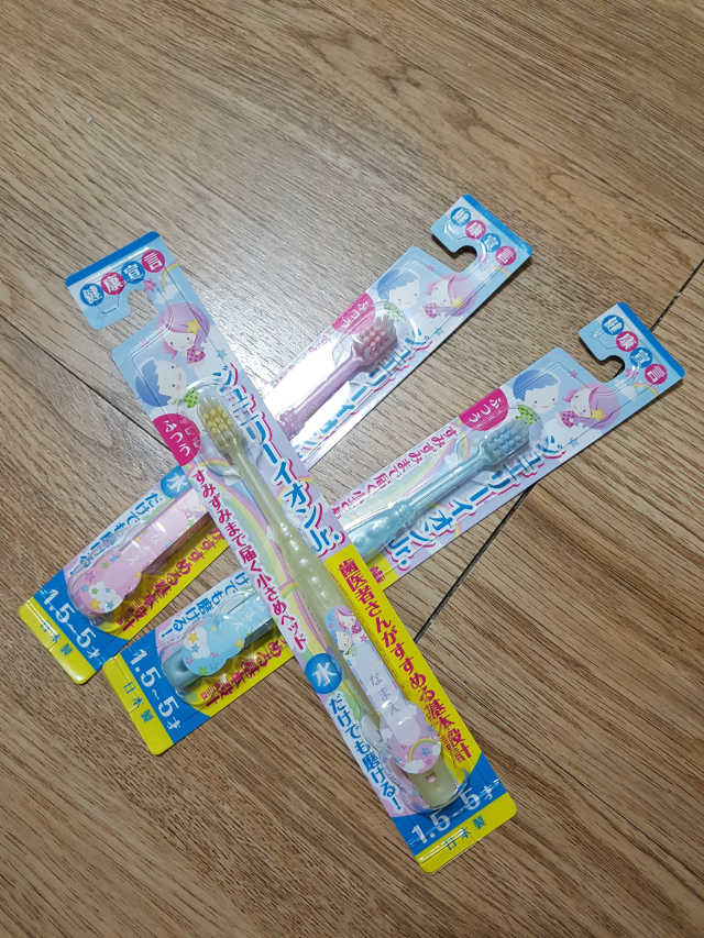 마이너스 유아 이온 칫솔3개 리뷰 사진