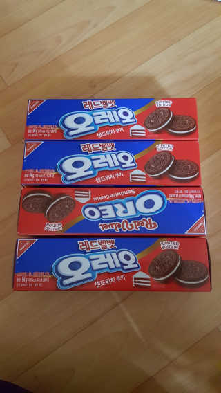 오레오 레드벨벳 — 5점을 준 리뷰어가 2018년 1월 올린 사용 사진