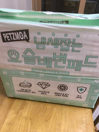 페츠모아 냄새잡는 요술배변패드 — 4점을 준 리뷰어가 2020년 2월 올린 사용 사진