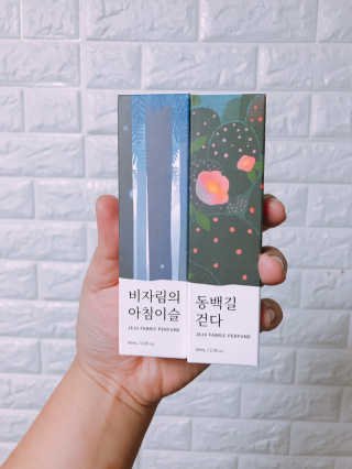 르플랑 제주 패브릭 퍼퓸 60ml 8종 — 5점을 준 리뷰어가 2018년 11월 올린 사용 사진