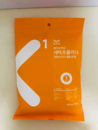 레인보우샵 올인원세탁세제,베이킹소다 스틱포6개입+세탁조클리너 — 5점을 준 리뷰어가 2018년 3월 올린 사용 사진