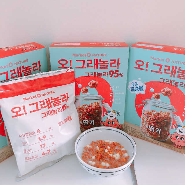 오그래놀라 딸기 리뷰 사진