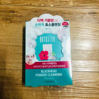 비알티씨 V10 파우더 클렌징 티백 2종 — 5점을 준 리뷰어가 2019년 2월 올린 사용 사진