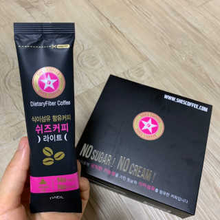 쉬즈커피 라이트 — 5점을 준 리뷰어가 2019년 4월 올린 사용 사진