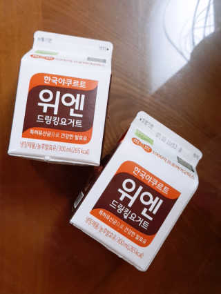 [gs25 X 한국야쿠르트] 위엔 드링킹요거트 5개입 — 5점을 준 리뷰어가 2019년 7월 올린 사용 사진
