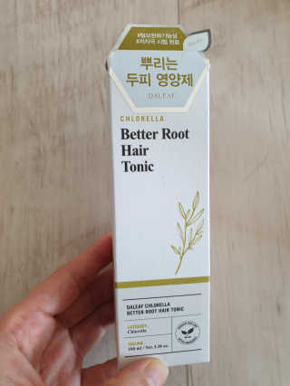 달리프 클로렐라 베러 루트 헤어토닉 100ml — 5점을 준 리뷰어가 2019년 12월 올린 사용 사진
