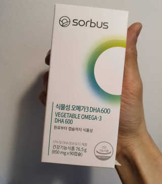 소버스 식물성 오메가3 DHA 600 — 5점을 준 리뷰어가 2020년 3월 올린 사용 사진